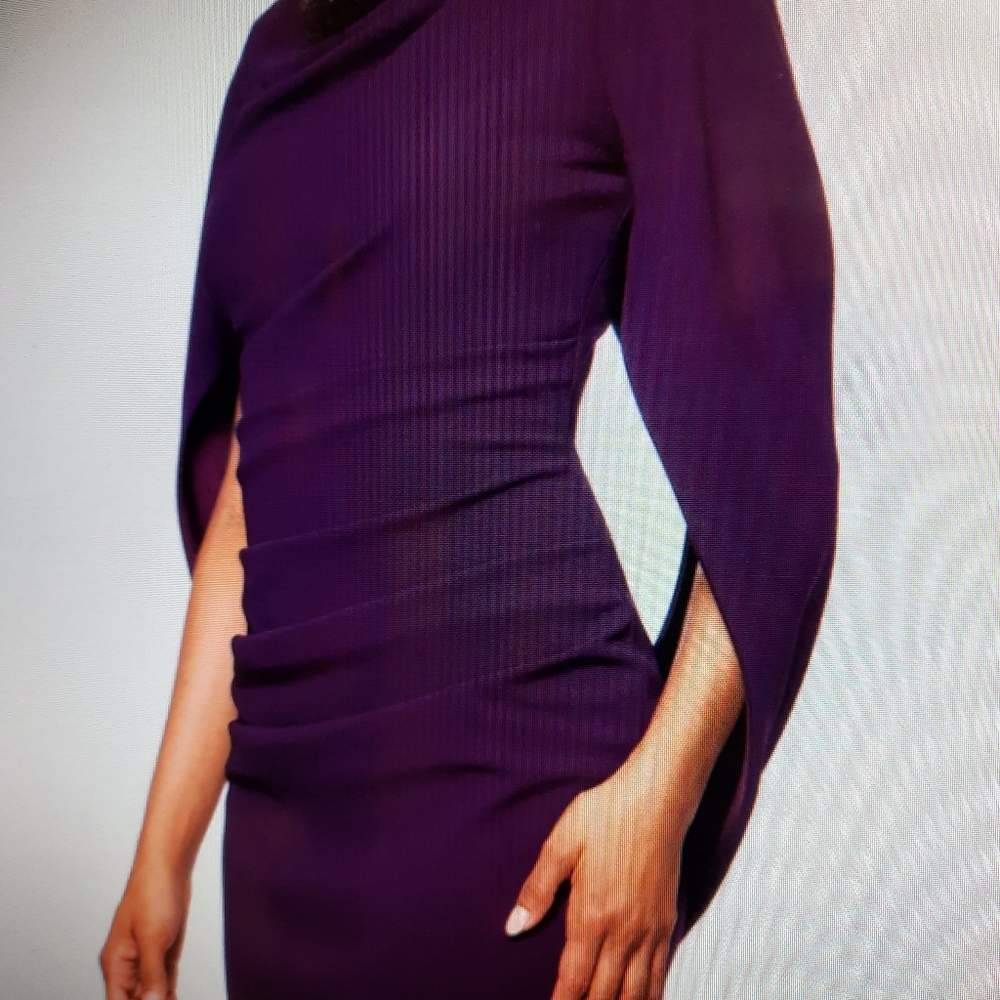Betsy Adam dress, size 16, Plum/Mulberry - Picture 2 of 4